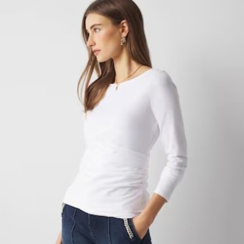 Elegant White Women's Top